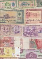 23db vegyes modern bankjegy T:vegyes 23 pcs of modern banknotes C:mixed
