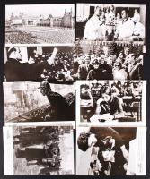 1922 UdSSR. 50 Jahre Union der Sozialistischen Sowjetrepubliken. 16db propagandafotó + 1 kisplakát a...