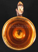 Nagyon szép, még nem használt 6 személyes Capodimonte kávéskészlet. A csészék belül aranyozottak, fi...