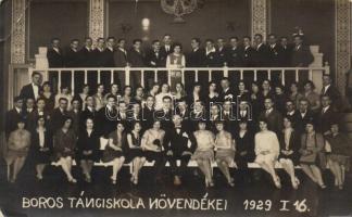 1929 Boros tánciskola növendékei, tabló / tableau of the students of the Boros dance school (EB)