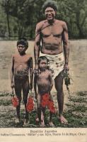 Chamacoco family, folklore (small tear)