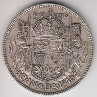 Kanada 1940. 50c Ag "VI. György" (11.64g) T:2-
Canada 1940. 50 cents Ag "George VI&qu...
