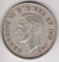 Kanada 1940. 50c Ag "VI. György" (11.64g) T:2-
Canada 1940. 50 cents Ag "George VI&qu...
