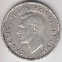Kanada 1942. 50c Ag "VI. György" (11.60g) T:2,2-
Canada 1942. 50 cents Ag "George VI&...