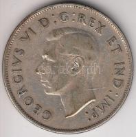 Kanada 1943. 50c Ag "VI. György" (11.52g) T:2-
Canada 1943. 50 cents Ag "George VI&qu...
