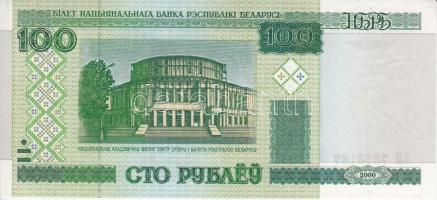 Fehéroroszország 2000. 100R "Moszkvai Nagyszínház" (9x) közte sorszámkövető darabbal T:I,I- (hajtatlanok) Belarus 2000. 100 Rublei "Bolshoi Opera and Ballet Theater" (9x) C:UNC,AU (unfolded)
