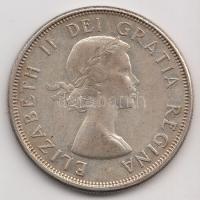 Kanada 1963. 50c Ag "II. Erzsébet" (11.48g) T:2-
Canada 1963. 50 cents Ag "Elizabeth ...
