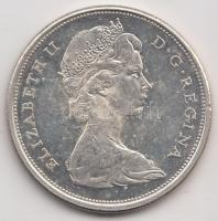 Kanada 1966. 50c Ag "II. Erzsébet" (11.71g) T:1-,2
Canada 1966. 50 cents Ag "Elizabet...
