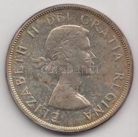 Kanada 1961. 1$ Ag "II. Erzsébet" (23.50g) T:2
Canada 1961. 1 Dollar Ag "Elizabeth II...