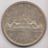 Kanada 1965. 1$ Ag "II. Erzsébet" T:2- Canada 1965. 1 Dollar Ag "Elizabeth II" C:VF