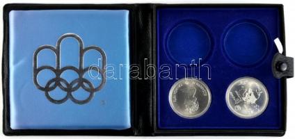 Kanada 1973. 5$ Ag "Montreali olimpia - Észak-Amerika térképe" + 1976. 5$ Ag "Olimpia...