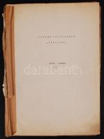 1940 Sanyó József filozófiai eszmefuttatása 90 oldalas,  gépírásos kéziratban, az Isten által teremtett világrendszer működéséről