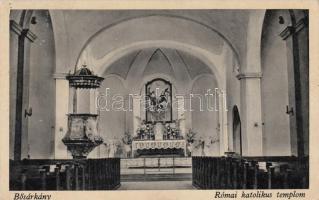 Bősárkány Katolikus templom belső (Rb)