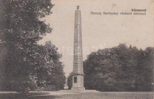 Körmend, Herceg Batthyány várkerti obeliszk