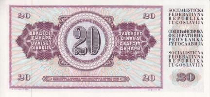 Jugoszlávia 1974. 20D (13x) közte egymás utáni sorszámos darabbal T:I,I- (hajtatlanok)
Yugoslavia 19...
