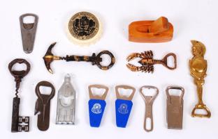 13 db sörnyitó, ebből három antik, kettő több funkciós