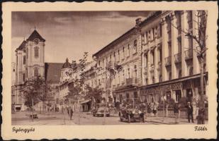Gyöngyös, Főtér, söröző, automobil (fl)