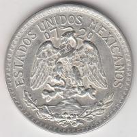 Mexikó 1943. 50c Ag (8.41g) T:2,2-
Mexico 1943. 50 centavos Ag (8.41g) C:aXF