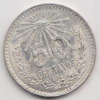 Mexikó 1945. 50c Ag (8.32g) T:2 Mexico 1945. 50 centavos Ag (8.32g) C:XF