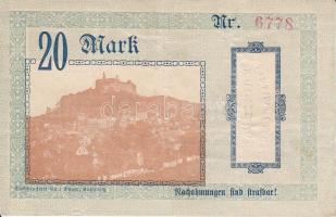 Német Birodalom / Weimari Köztársaság / Kulmbach 1918. 20M (30x) T:vegyes
Germany / Weimar Republic ...