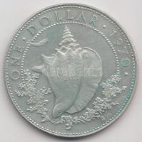 Bahamák 1970. 1$ Ag (18.26g) T:2 Bahamas 1970. 1 Dollar (18.26g) C:XF