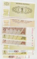 Szlovénia 18 db modern bankjegy T:I,I-
Slovenia 18 pcs of modern banknotes C:UNC-AU