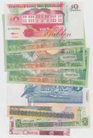 Ruanda/Szurinam/Szomália/Szíria 8db modern bankjegy T:I
Ruanda/Suriname/Somalia/Syria 8 pcs of moder...