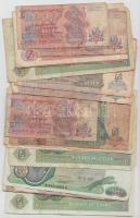 Zaire 22db vegyes modern bankjegy T:III Zaire 22 pcs of mixed modern banknotes C:F