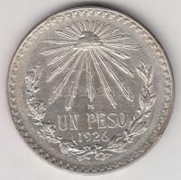 Mexikó 1926. 1P Ag (16.68g) T:2 Mexico 1926. 1 Peso Ag (16.68g) C:XF