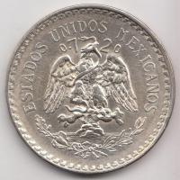 Mexikó 1926. 1P Ag (16.68g) T:2
Mexico 1926. 1 Peso Ag (16.68g) C:XF