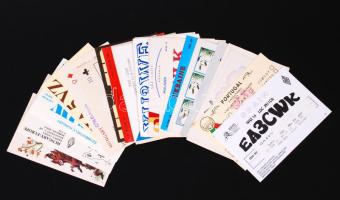 1970-1990 30 db rádióigazoló, vétel igazoló lap, amatőr rádiós kártyák