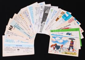 1970-1990 29 db rádióigazoló, vétel igazoló lap, amatőr rádiós kártyák