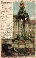 1899 Vienna Hohenmarkt, litho (small tear)