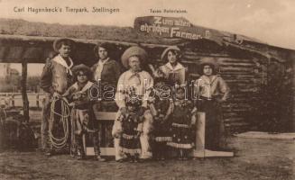 Hamburg Stellingen; Carl Hagenbeck's Tierpark, Texas Reiterleben (EK)