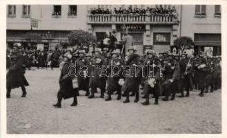 Léva, bevonulás / entry of the Hungarian troops, Vissza So.Stpl