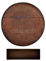 1961. "Népek Barátsága Hangverseny Debrecen / Bartók Béla" Br emlékplakettek (2x) (98mm,72...