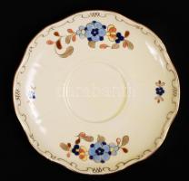 Zsolnay kék búzavirág mintás teás készlet, kézzel festett, hibátlan, jelzett / Tea set in flawless c...