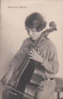 1925 Merényi Ágnes, Tellér Frigyes gordonka iskolájának hangversenye