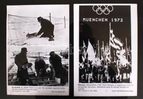 cca 1970 9 db MTI sajtófotó