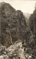 Laghetto, waterfall, military WWI Italian front, hospital, photo