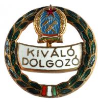 ~1950. Babérkoszorús "Kiváló Dolgozó" kitüntetés eredeti díszdobozban T:2
