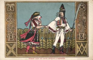 'Kossuth Lajos azt izente' Hungarian folklore, s: Magyar (fa)