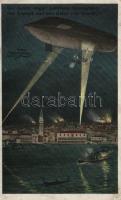 The Austro-Hungarian air force bombard Venice, WWI (Rb)
