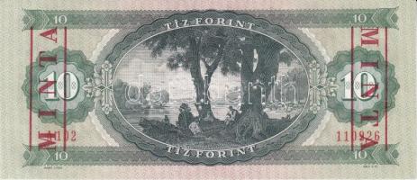 1975. 10Ft "MINTA" felülnyomással és perforációval! A + számozás T:I