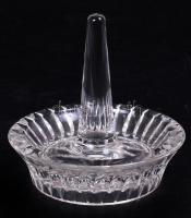 Üveg gyűrűtartó /  Glass ring holder, 8cm