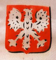 cca 1980 Lengyel zászló / 
Polish flag, 27x18cm
