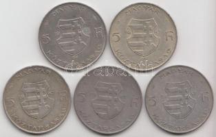 1947. 5Ft Ag "Kossuth" T:vegyes