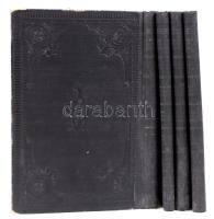 4 db héber nyelvű imakönyv, Jos Schlesinger kiadó. Bécs é.n., viseltes állapotban