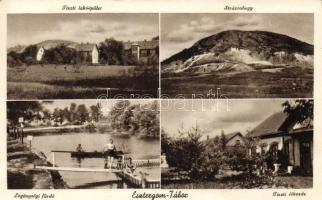 Esztergom Tábor, tiszti lakóépület, étkezde, Strázsahegy, legénységi fürdő (ázott / wet damage)