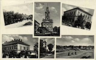Szőgyén Római katolikus templom és iskola, Fő tér / Roman Catholic Church, school, Main square